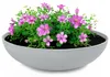 Jardinière ronde ventrue de 37 cm pour l'extérieur, gris Voir les images du produit 1