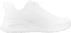 A white women's sneaker is shown from the side against a white background. Voir les images du produit