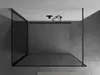 Mexen Kioto Walk-In Duschwand 90x90 cm Schwarz, Gun Gray, Produktbild-Vorschau 4