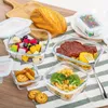 8 pezzi contenitori per alimenti in vetro, con coperchio, Anteprima dell’immagine prodotto 11