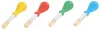 Four paintbrushes with round handles in different colors. Produktbild-Vorschau
