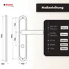 DOMINO Türgriff 78 Drückergarnitur WC - Badezimmer Set | Produktbild-Vorschau 4