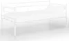 vidaXL Canapé-lit Cadre de lit blanc métal 90x200 cm Voir les images du produit 1