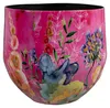 Ter Steege Blumentopf Metall Fuchsia-Mehrfarbig D 28 cm H Produktbild-Vorschau 1