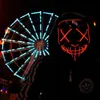 Universal-LED-Maske mit 3 Lichtmodi, Schwarz/Rot, Produktbild-Vorschau 9
