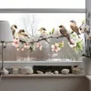 GKA XXL Fensterbild 5 Vögel auf Ast Fensterfolie Produktbild-Vorschau 2