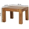 WOHNLING Couchtisch Massiv-Holz Sheesham 60 cm breit Produktbild-Vorschau 8