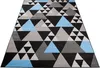 Tapiso Teppich MAYA Modern Schwarz Grau Blau Schlafzimmer  Produktbild-Vorschau 7