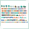 Relaxdays Holzbausteine Stadt, 133 Bauklötze, Puzzlematte, Produktbild-Vorschau 5