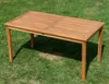 TEAK XL Holztisch 150x80cm Gartentisch Garten Tisch Holz Produktbild-Vorschau 3