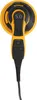 A top-down view of a yellow and black electric orbital sander on a white background. Produktbild-Vorschau