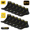 12 Paar CAT CATERPILLAR ROBUST WORK SNEAKERS Schwarz Größe Produktbild-Vorschau 3