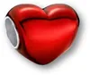 Pandora Charm Damen Rotes Metallic-Herz Sterling-Silber Produktbild-Vorschau 9