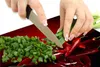 Hands chopping green onions and red chili peppers on a cutting board. Náhled obrázku produktu