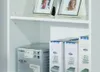 Bücherregal mit 5 Ebenen aus weißem Laminat Produktbild-Vorschau 3