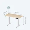 Scrivania regolabile in altezza Relaxdays, elettrica, Anteprima dell’immagine prodotto 4