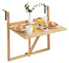 Bambusový balkónový skladací stôl WENKO Mod. Waikiki, na Náhľad obrázku produktu 9