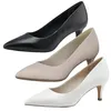 Tamaris Damen Pumps einfarbiges Design spitz Pfennigabsatz Produktbild-Vorschau 6