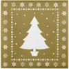 Sovie HOME Weihnachtsserviette White Tree in Gold aus Produktbild-Vorschau 1