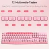 QWERTZ Kabelloses Tastatur Maus Set, Full Size 105-Tasten Produktbild-Vorschau 5