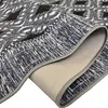 Läufer NOLY GRAU 100x300 cm Kurzflor Designer Teppichläufer Produktbild-Vorschau 4