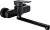 A black kitchen faucet mounted on a white background. Anteprima dell’immagine prodotto
