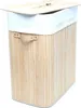 Wiltec cesto portabiancheria 105 L naturale con coperchio Anteprima dell’immagine prodotto 3