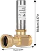 Wasserschlagdämpfer – 200 g Hydraulikkissen aus Edelstahl | Produktbild-Vorschau 4