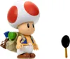 A Toad action figure from Super Mario Bros. is shown standing next to a small frying pan accessory. Anteprima dell’immagine prodotto