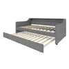 Schlafsofa 90x200 Grau – LED-Beleuchtung, USB, ausziehbares Produktbild-Vorschau 22