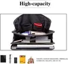 Große Tote-Handtasche Damen mit Metallreißverschlüssen und Produktbild-Vorschau 3