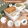 Letto per bambini Sweiko, letto singolo in legno massiccio Anteprima dell’immagine prodotto 5