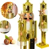 Figurka Dziadek Do Orzechów 60 Cm Boże Narodzenie Złoty Podgląd zdjęcia produktu 1