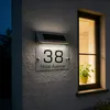 Solar Hausnummer mit LED, beleuchtete Hausnummer aus Produktbild-Vorschau 1