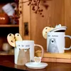 HOMLA Kubek BATIS z brązowym misiem i porcelanową Podgląd zdjęcia produktu 8