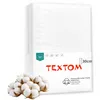 TEXTOM Jersey Spannbettlaken 100% Baumwolle 180x200 cm Weiß Produktbild-Vorschau 1