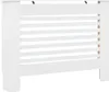 vidaXL Copriradiatore bianco 112×19×81,5 cm MDF Anteprima dell’immagine prodotto 1