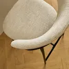 CALICOSY - Lot de 2 tabourets en tissu chiné et pieds en Voir les images du produit 6