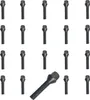 20x bullone ruota M14x1,25 collare conico 60° nero 40 mm | Anteprima dell’immagine prodotto 1