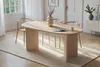 Esstisch aus Holz "Sablin" - 180 x 89 x 75 cm - Travertin Produktbild-Vorschau 2