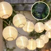 Solar Lichterkette außen wetterfest 7M 20 LED Lampions Produktbild-Vorschau 3