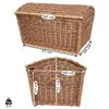 Truhla z prútia 60 cm s vypuklým vekom PIRAT. Ručne Náhľad obrázku produktu 14