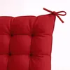 Set mit 4 Stuhlkissen 40 x 40 cm – Chilirot Produktbild-Vorschau 4