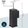 set WC bremermann incl. supporto a parete, portaspazzolino Anteprima dell’immagine prodotto 7