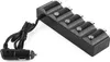 DC 12V / 24V 4-cestný napájecí adaptér USB do zásuvky Náhled obrázku produktu 2