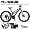 VELORS Mountainbike 26 Zoll Fahrrad 21 Gang Shimano Tourney Produktbild-Vorschau 4