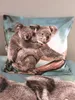 Nahaufnahme des Kopfkissens vom Bettwäsche Set mit Koala 135 x 200 cm + 80 x 80 cm 100% Baumwolle Vista previa de la imagen del producto