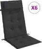vidaXL Cuscini per schienale alto 6 pezzi in tessuto Oxford Anteprima dell’immagine prodotto 1