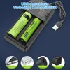 Intelligentes Lithium Akku Ladegerät, USB, 2 Steckplätze, Produktbild-Vorschau 2