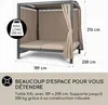 Blumfeldt Bain de Soleil Double, Transat Jardin Exterieur 2 Voir les images du produit 5